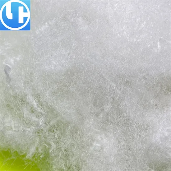 Snowflake Cross Section Hollow Siliconised Polyester Staple Fiber PSF for Filling Stuffing
