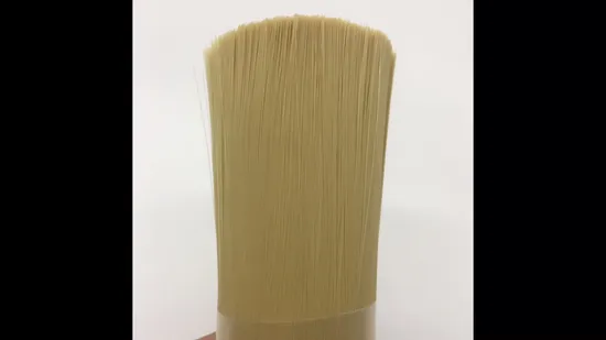 Low Price Hollow Solid Polyester Pet Flagged Paint Brush Fiber