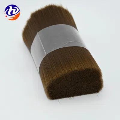 Manufacturer Hollow Pet Paint Brush Mono Filament Mini Hollow Pet Paint Brush Bristle Solid Tapered Pet Paint Brush Fiber